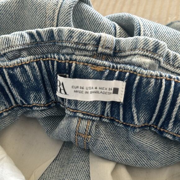 Zara Jean shorts Zara size 4 denim jean short mint condition - Picture 8 of 8